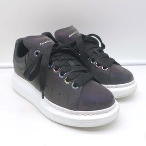 Alexander McQueen Oversized Sneakers Grey Iridescent 38.5